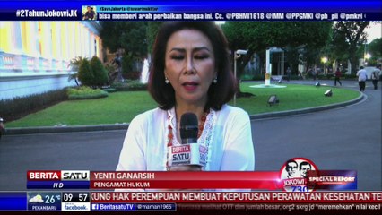 Ucapan Selamat Dua Tahun Pemerintahan Jokowi-JK dari Yenti Garnasih