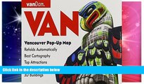 READ FULL  Pop-Up Vancouver Map by VanDam - City Street Map of Vancouver, BC - Laminated folding