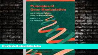 Enjoyed Read Principles of Gene Manipulation (Studies In Microbiology)