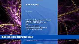Popular Book Instant Notes in Bioinformatics