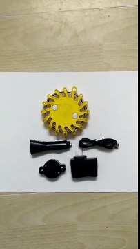 Rechargeable Led Road Flares Kits Safety Light Yellow