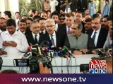 PMLN leaders talk  to media after PM disqualification petition hearing