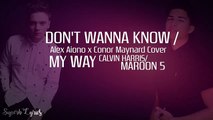 Alex Aiono x Conor Maynard ׃ Don't Wanna Know⁄ My Way - Lyrics