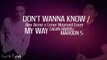 Alex Aiono x Conor Maynard ׃ Don't Wanna Know⁄ My Way - Lyrics