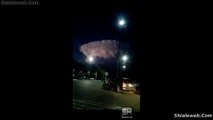 UN OVNI UFO ALIEN EXTRATERRESTRE LLEGANDO A MEXICO CON FORMA DE NUBE OCTUBRE 2016