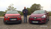 Comparatif Citroën C3 vs Renault Clio