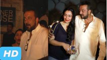 Drunk Sanjay Dutt With Wife Manyata | Karva Chauth Celebration 2016