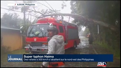 Super typhon Haima  aux Philippines