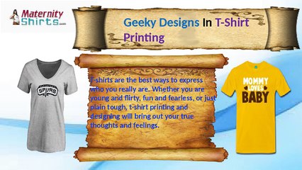 Cheap Maternity Clothes- T- shirts