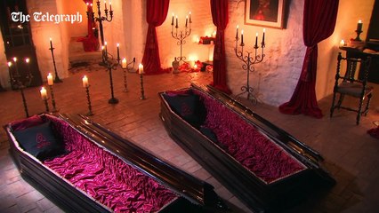 Inside Dracula's castle that's being rented out by Airbnb