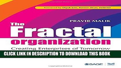 [Read PDF] The Fractal Organization: Creating Enterprises of Tomorrow Download Free