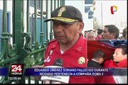 Familiares y amigos recuerdan a valeroso bombero Eduardo Jiménez Soriano