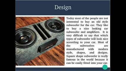 Best Subwoofer and 1000w rms Amplifier for Cars