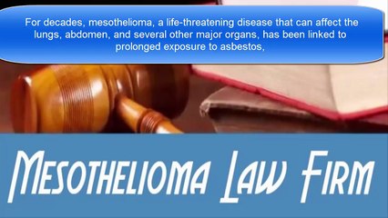 Mesothelioma Law Firm