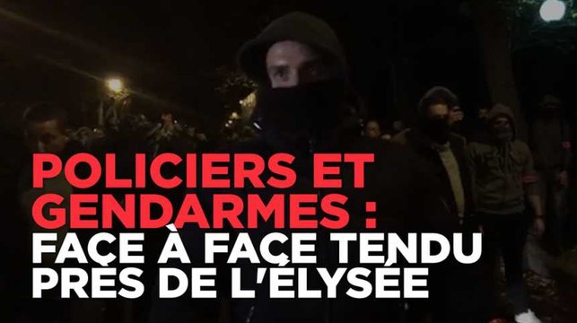 Echanges tendus entre policiers et gendarmes devant l'Elysée