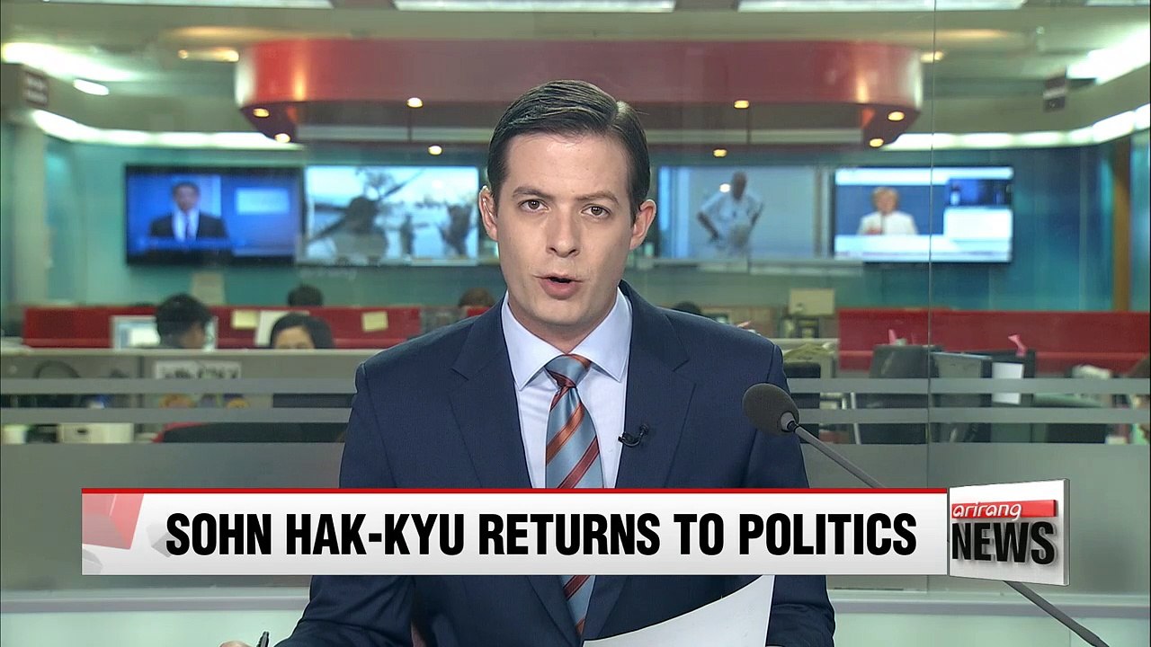 Former Minjoo Party leader Sohn Hak-kyu returns to politics