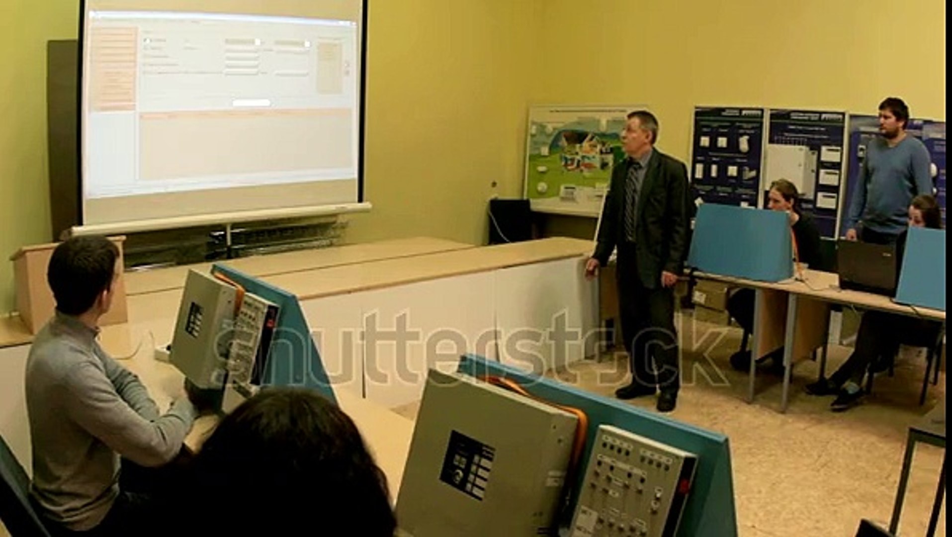 ⁣stock-footage-st-petersburg-russia-march-lecture-for-students-in-the-management-class-of-printed-cir