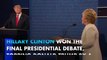 Hillary Clinton wins third presidential debate, poll suggests
