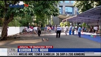 Masjid MNC Tower Sembelih Ratusan Hewan Kurban
