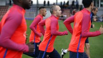 FC Barcelona training session: Straight back to work