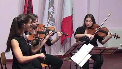 Report TV - Gjirokastër, java e gjuhës italiane luan kuarteti i harqeve 'Lyskamm'