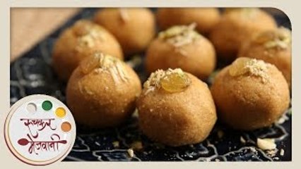 Скачать видео: Mugache Ladoo | Diwali Special Sweet | Recipe by Archana in Marathi | Moong Dal Laddu