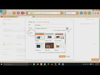 How to create a Free website ( Blogger )
