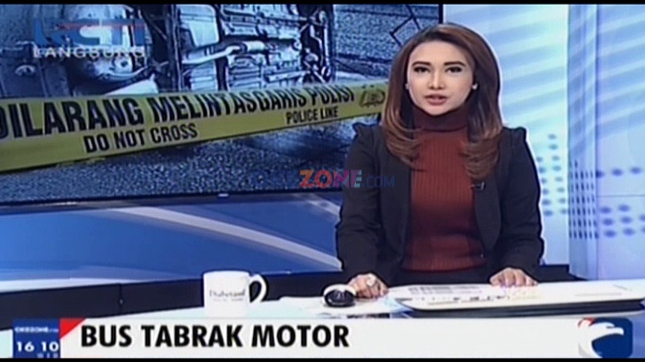 Bus Tabrak Motor