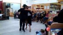 tango à la médiathèque Youenn Gwernig : l'orchestre atypique accompagné de Luisa et Mariano Gauna