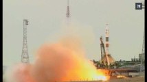 Une fusée Soyouz décolle du Kazakhstan en direction de la Station spatiale internationale