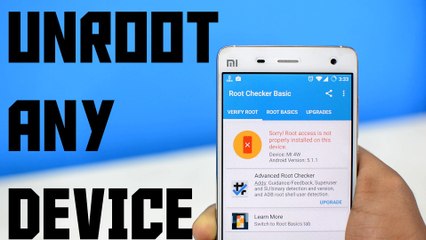 How to unroot any android device
