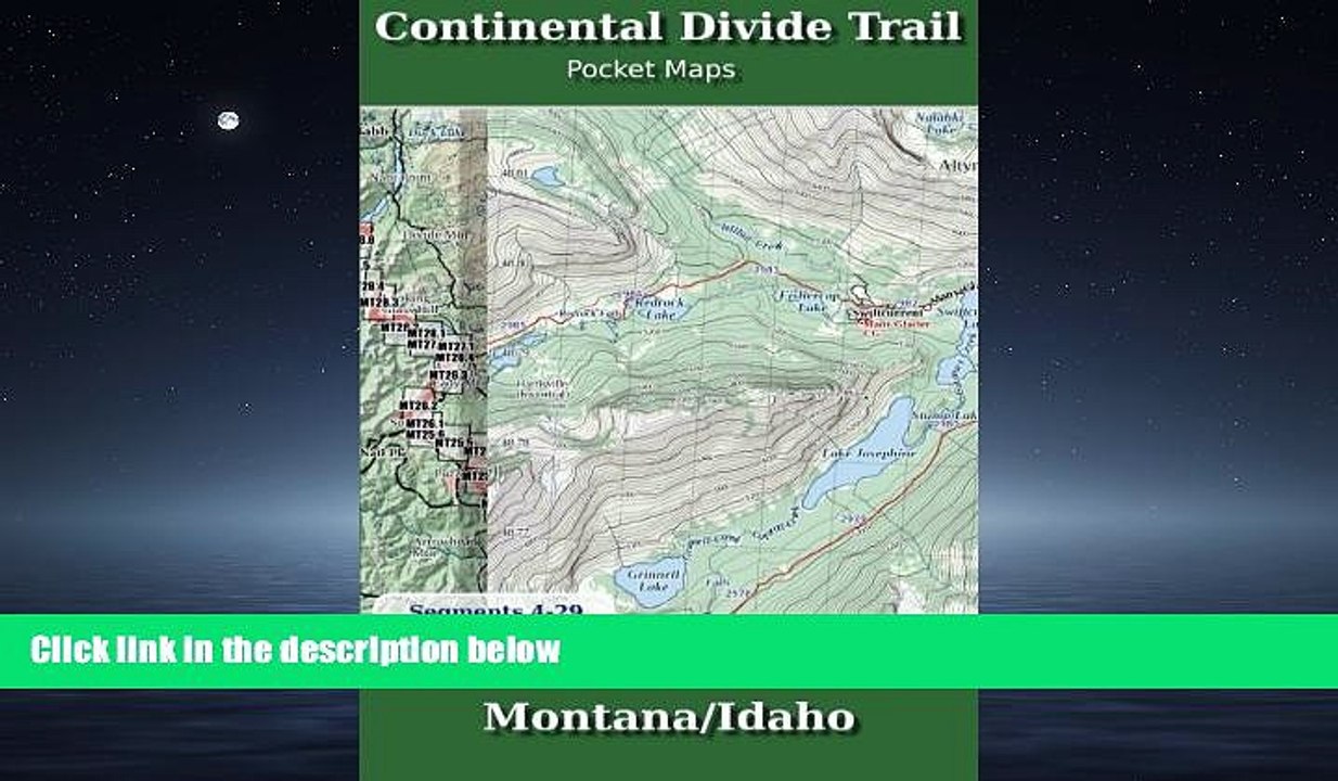 For you Continental Divide Trail Pocket Maps - Montana/Idaho
