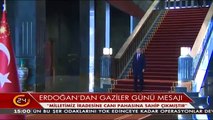 Cumhurbaşkanı Erdoğandan Gaziler Günü mesajı