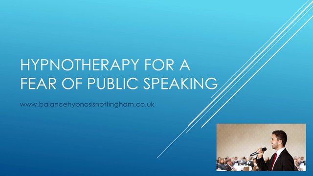 Hypnotherapy for a Fear of Public Speaking