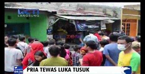 Pria Tewas dengan Tusukan di Dada dan Punggung