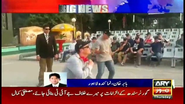 Australian Army's Cricket Team Enjoying At Wagha Border In Pakistan