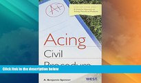 Big Deals  Acing Civil Procedure: A Checklist Approach to Solving Procedural Problems (Acing Law