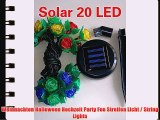 Solar 2m 20-led buntes Licht Blumen-Design-String-Lampe fÃ¼r Weihnachten