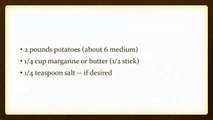 Mashed Potatoes | EASY WAY TO MAKE RECIPES | FOOD AND RECIPES