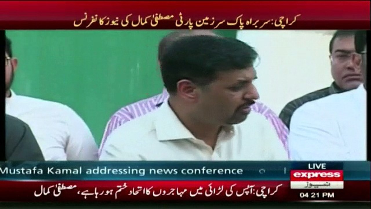 MQM Founder Chief and Governor Sindh are Nasoor for The Country and Dr. Ishrat Ul Ibad Has Dual Citizenship - Mustafa Kamal