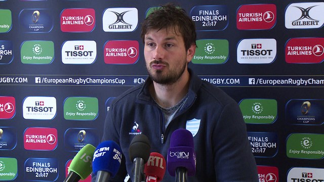 Champions cup Leicester Tigers - Racing 92: conférence d'avant match de Thibault Dubarry