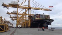Tekirdağ - Dünyanın En Büyük Gemilerinden Msc Newyork, Asyaport Limanı'nda