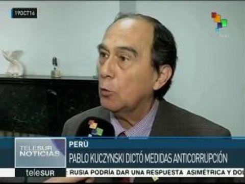 Perú: diversos sectores cuestionan medidas anticorrupción del gobierno