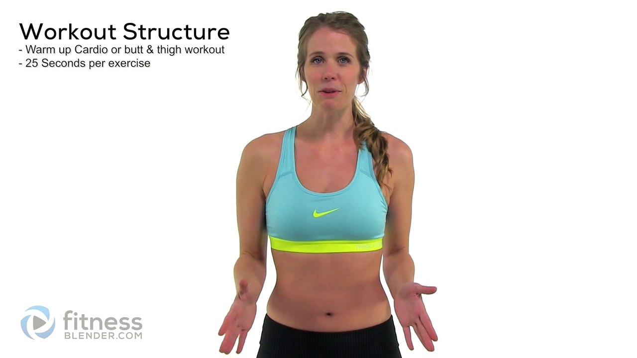 Cardio Warm Up Butt and Thigh Workout - Warm Up Workout with Lower Body Exercises