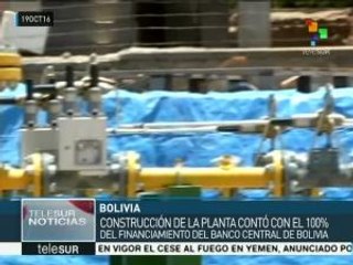 Bolivia construirá una planta de tuberías de gas en El Alto