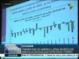 Ecuador es el primer país de AL en reducir la desigualdad, según BM