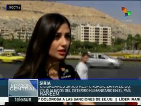 Pueblo sirio apoya tregua humanitaria para evacuar civiles de Alepo