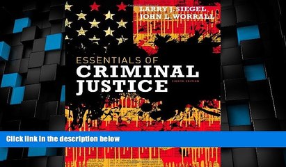 Big Deals  Essentials of Criminal Justice  Best Seller Books Most Wanted