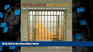 Must Have PDF  Research Methods for Criminal Justice and Criminology, 6th Edition  Best Seller
