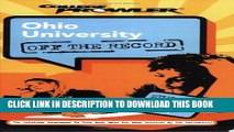 [PDF] Ohio University: Off the Record (College Prowler) (College Prowler: Ohio University Off the